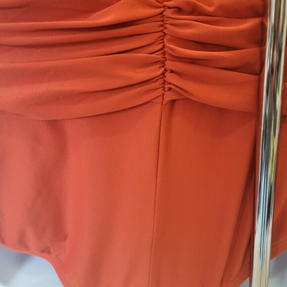 Michael Michael Kors Women's One-Shoulder Blouson One-Piece Swimsuit - Picture 8 of 10